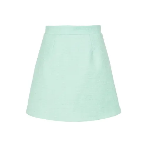 Patou Повседневные короткие юбки Женские Светло-зеленый