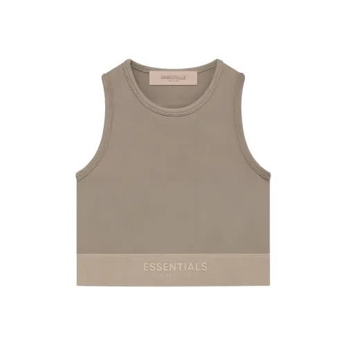 Fear of God Essentials SS22 Тауповые Женские Спортивные майки без рукавов