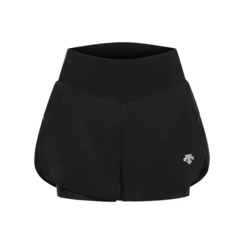 DESCENTE WOMENS RUNNING BK Черные Женские Спортивные Шорты