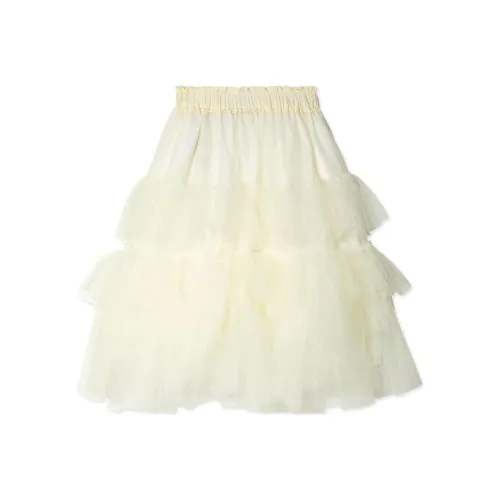 SIMONE ROCHA Белая Женская Повседневная Короткая Юбка