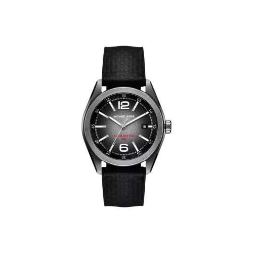 MICHAEL KORS Наручные часы Кварцевый механизм Ткань Ремешок 42 мм Серый циферблат Мужские часы