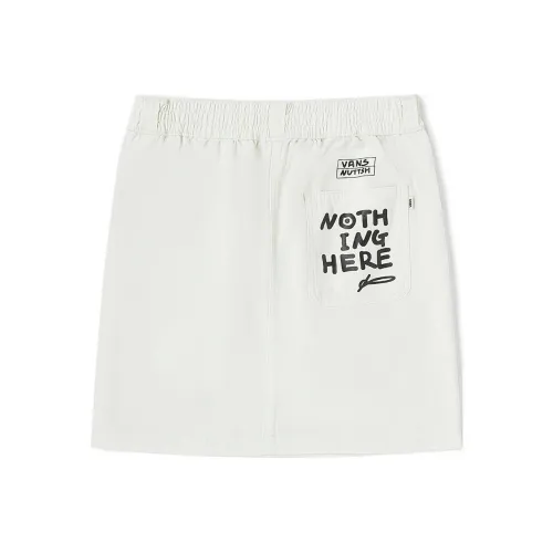 VANS OTW Экрю Женские Повседневные Короткие Юбки