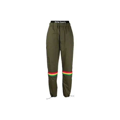 PALM ANGELS Армейский зеленый Женские спортивные брюки