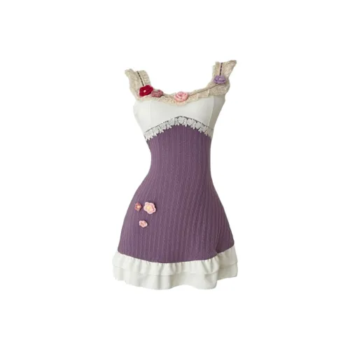 MISSHONEY MH Slip Платье Женское Фиолетовое