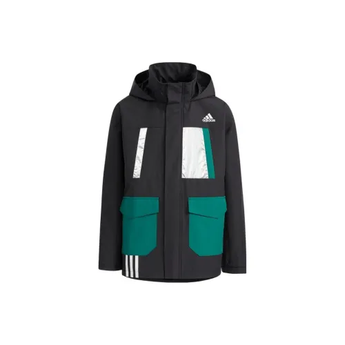Adidas Черные Детские Куртки