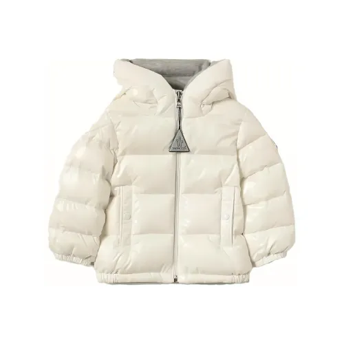 MONCLER Белые Детские Пуховики
