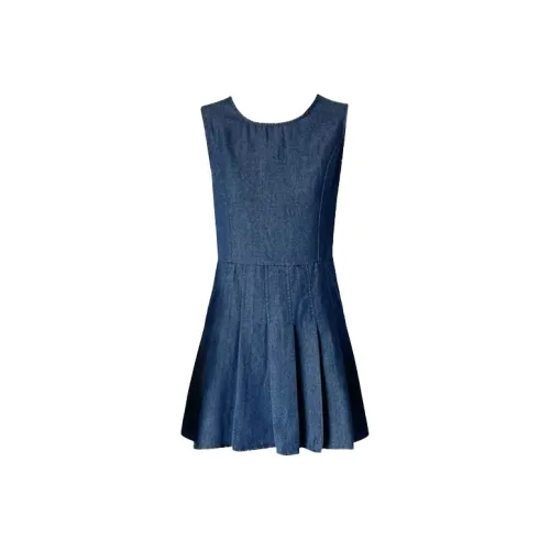 SCCREBEL OFFICIAL Slip Платье Женское Синее