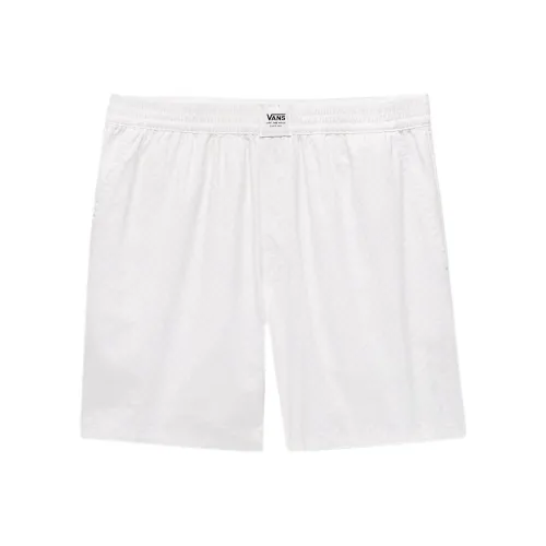 Vans Alicia Шахматный узор Повседневные шорты Женские Белые