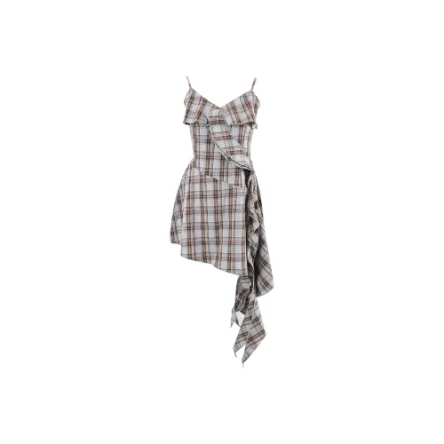 CLOUD SEASON Slip Платье Женское Синее