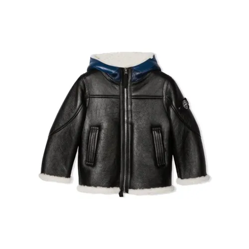 STONE ISLAND Черные Детские Куртки