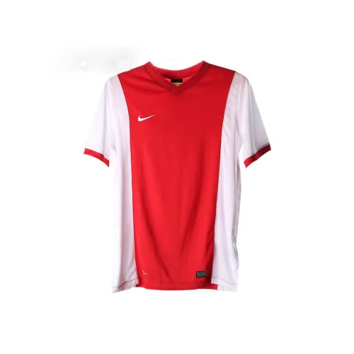 NIKE Красная школьная рубашка с коротким рукавом