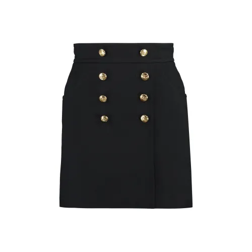 GUCCI Черные Женские Кожаные Короткие Юбки