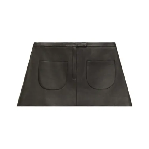 COURREGES Черные Женские Кожаные Короткие Юбки