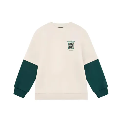 QIAODAN Свитшот Античный фарфор Белый Подростки