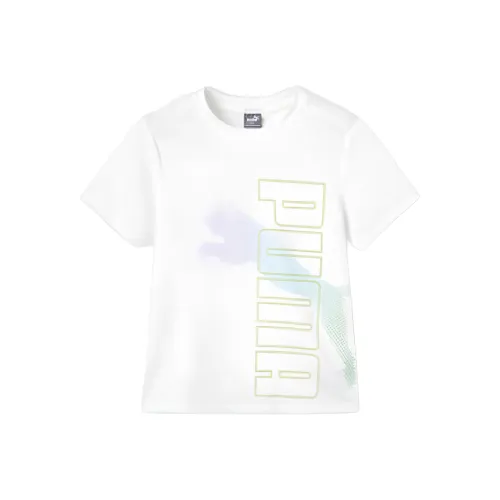 PUMA Выступление Белый Kids T Рубашки
