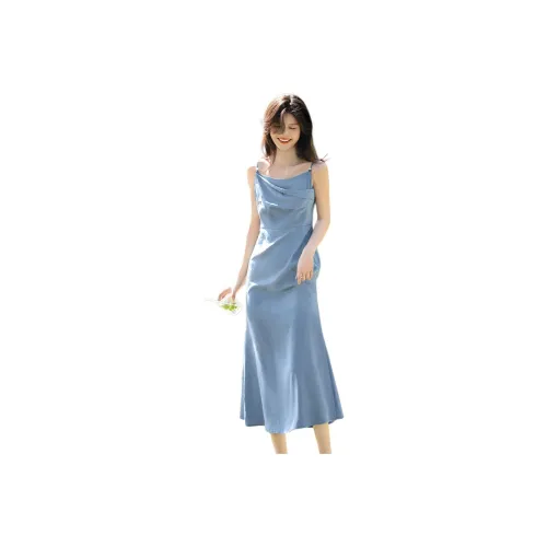 XWI Юбка Платье Женское Лунный свет Синий
