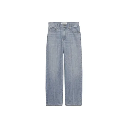 ARITZIA Деним FORUM 90-е Marlo Hi Step Шов Baggy Jean Джинсы Женские Vntg BlCrsd LN Светло-Синий