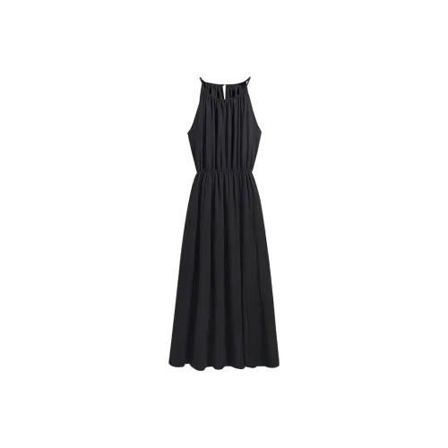 Cypress House Без рукавов Платье Женское Черное
