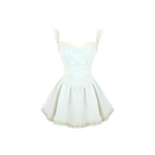 AURORA MUSE Slip Платье Женское Зеленое