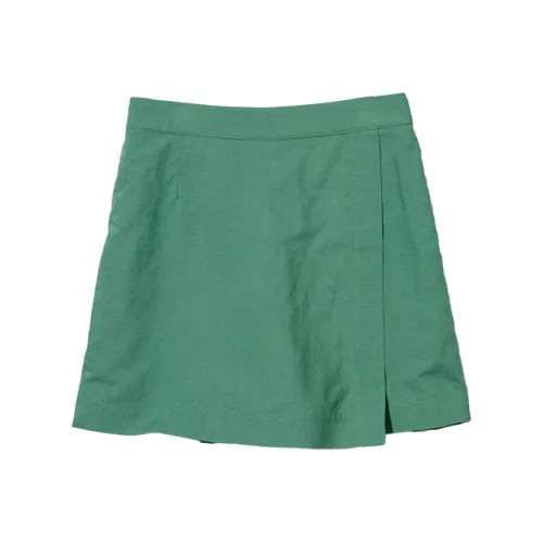 UNIQLO Бирюзовая Женская Повседневная Короткая Юбка