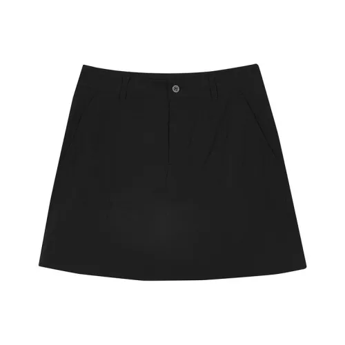 Skechers L.A Pickleball SS24 Повседневные короткие юбки Женские Угольно-черный