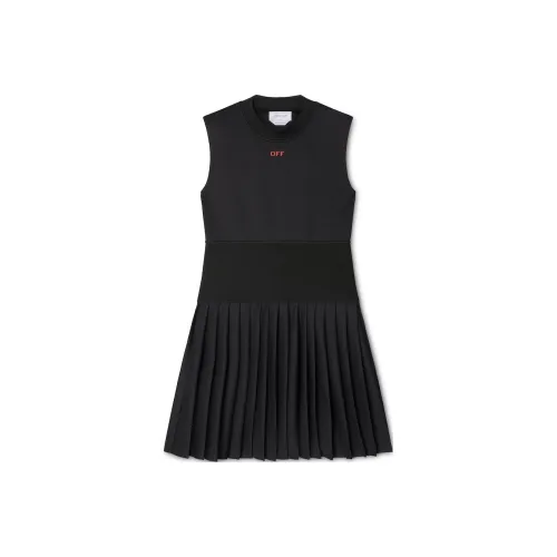 Off Белый Golf Capsule Collection Черный Женские Платья без рукавов