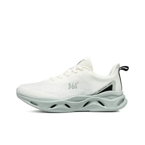 361° Износостойкий Дышащий Низкий Топ Повседневный Тренировочный Спринт Беговые кроссовки Мужские Белый Зеленый