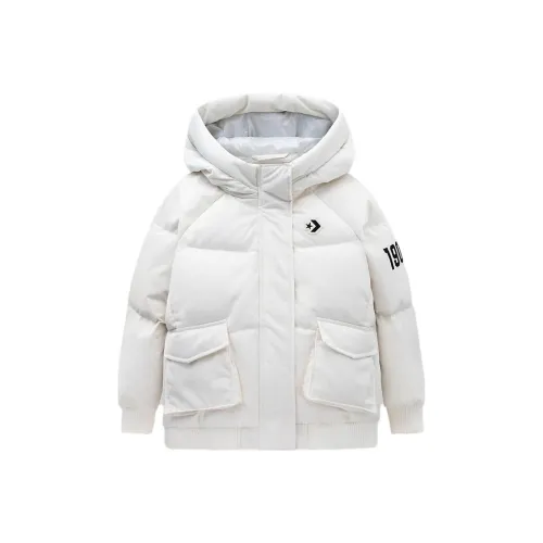 Конверс Пуховик Белый для Детей