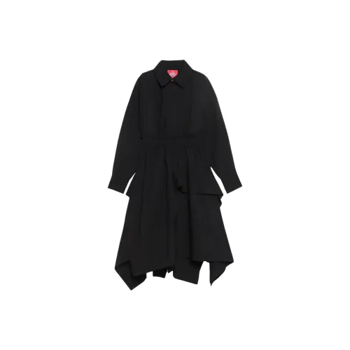 Vivienne Westwood Black Женские Длинные Рукава Платья
