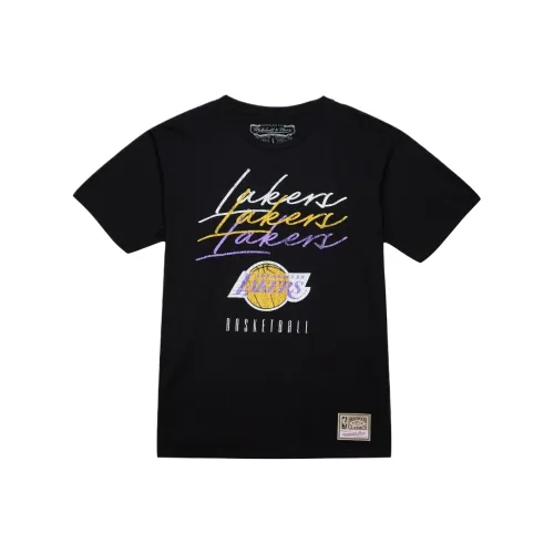 MITCHELL NESS 100% хлопок T-рубашка унисекс черная