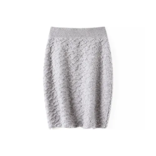 H YXIANG Повседневные короткие юбки женские Splendid серый