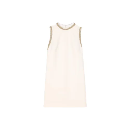 Sandro Без рукавов Платье Женское Светлый Умбра