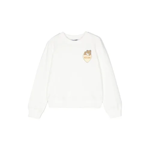 MOSCHINO Белый Kids Свитшоты