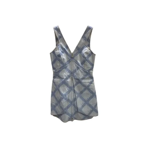 CHANEL 20M Beach Collection Slip Платье Женское Синее