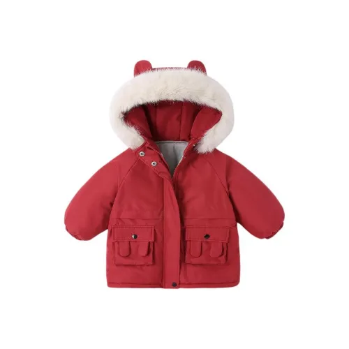 JELLYBABY Хлопковый пуховик Красный Детский