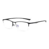 Черная резинка с прозрачными серыми линзами