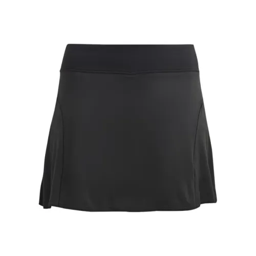 Adidas Tennis Match Юбка Повседневная Короткая Юбка Женская Черная