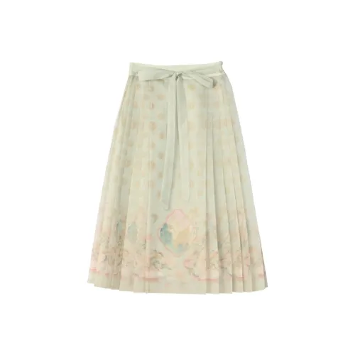 SNBL Повседневные короткие юбки женские светло-зеленые