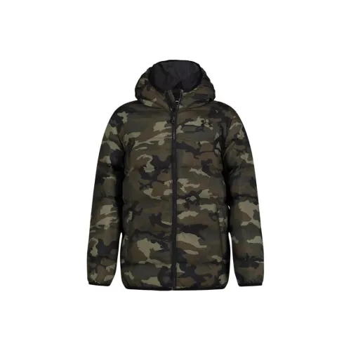 Under Armour Детский топ Pronto Printed пуховая куртка зеленый детский