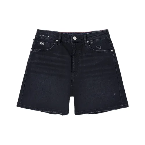 Lee Черные Женские Джинсовые Шорты