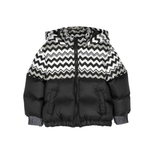 MISSONI Детский пуховик черного цвета