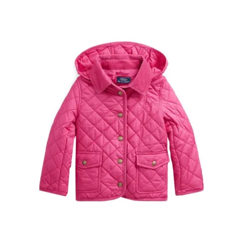Polo Ralph Lauren Хлопковый пуховик FW23 Розовый Детский