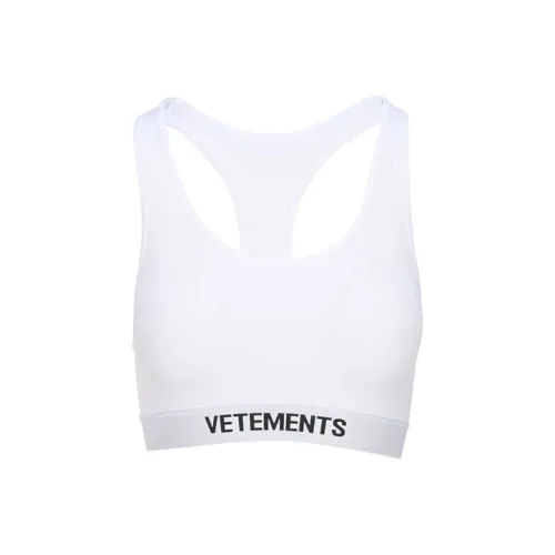Vetements Белый Женское Спортивное Белье