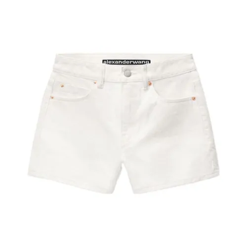 alexander wang Белые Женские Джинсовые Шорты