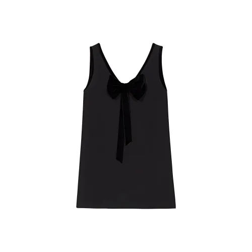Maje Без рукавов Платье Женское Черное