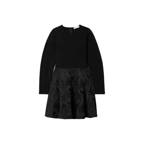 Ulla Johnson Длинное платье с длинными рукавами женское черное