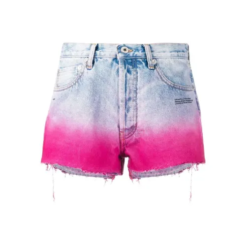 Off Белый Ss20 Синий Женские Джинсовые Шорты