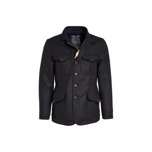 MANIFATTURA CECCARELLI Alligator Куртка Куртки Пальто Мужской Морской синий