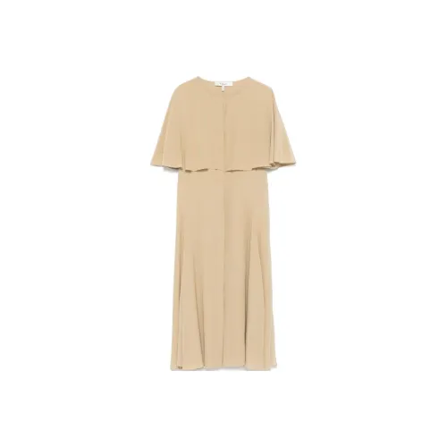 Chloe Без рукавов Платье Женское Светлый Бежевый