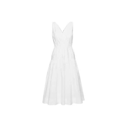 ARITZIA BABATON Broadcast Poplin Платье Без рукавов Платье Women's White Белый